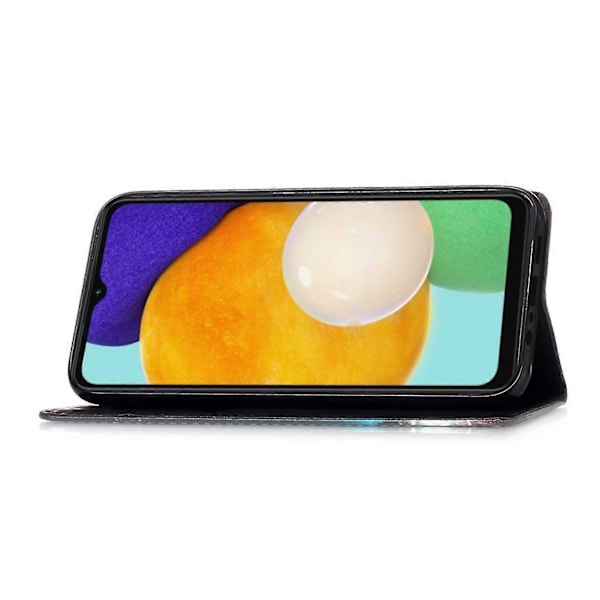 För Samsung Galaxy A54 5g PU Läder Plånbok Ställ Telefonfodral Fullständig Täckning Inre TPU-skydd Zekai CatandTiger