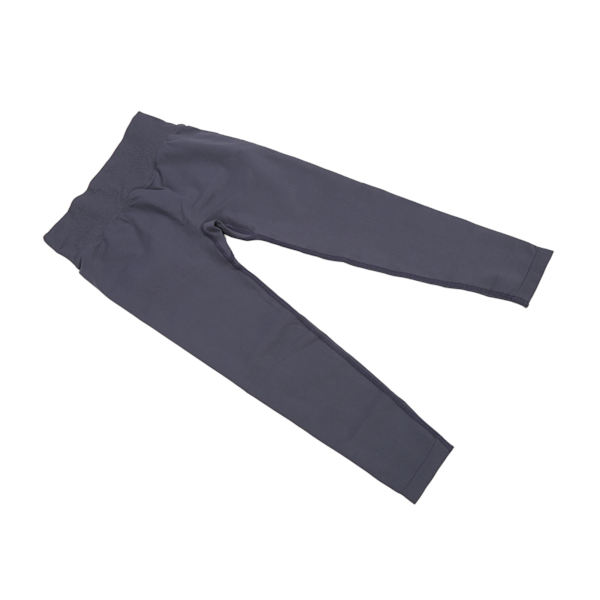 Højtaljet hofteløft træningsbukser kvinder postpartum elastiske mavekontrol yoga leggings til løb Marineblå L
