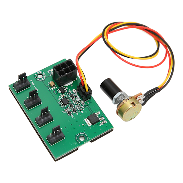 4 Pin Fläkt Adapter 2 Pin 3 Pin 4 Way 6Pin 12V Power Plug and Play PC Chassi Kylfläkt Hub för PC Fläkt