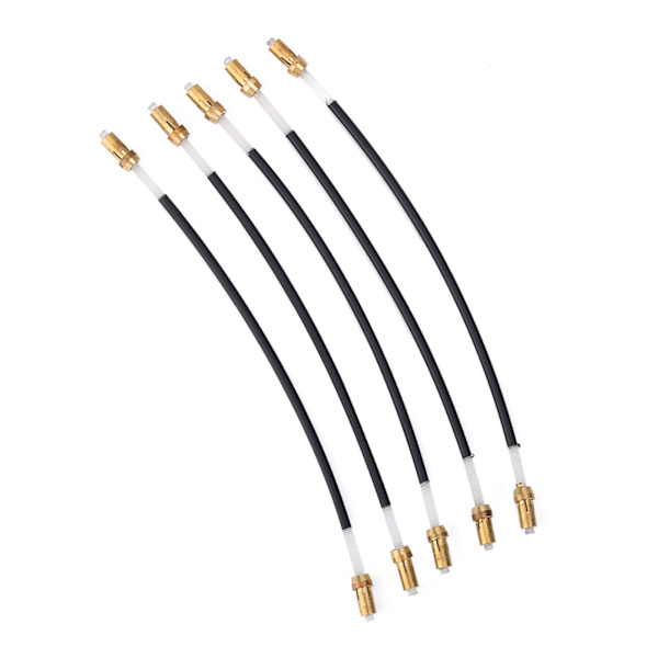 5 stk Nylon Tailgut Tail Gut Tailcord med messing skrueforbindelse til 3/4 4/4 violin