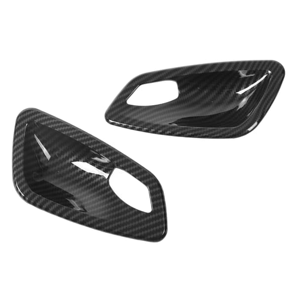2 STK Bil Interiør Dørhåndtak Deksel Karbonfiber Stil Erstatning for 3-serie E90 2005-2012