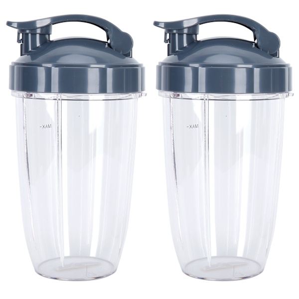 24OZ Transparent Blender Cup Container Lid Set Ersättning Passar för 600W/900W Juicer