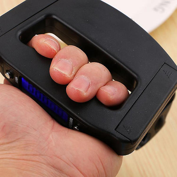Portabel Digital Bagagevåg Snabbläsning Lätt Kompakt Hållbar 110 Lb Kapacitet Batteri Ingår Svart