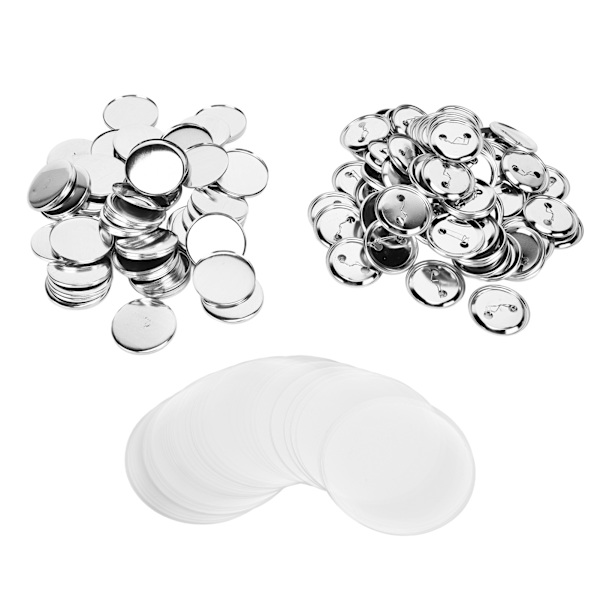 Badge baksida 50mm Mer hållbar korrosionsbeständighet Plåt plast DIY badge material