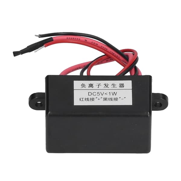 Negativ Ion Generator Mini Luftrenser Sort Ioniseringsgenerator Modul til Vanddispenser DC5V