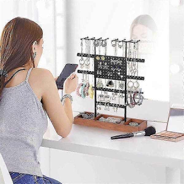 7-vånings Självdesignad Smyckesdisplay Örhängesställ Smyckesställ Örhängesförvaring Halsbandsställ Smyckesförvaring