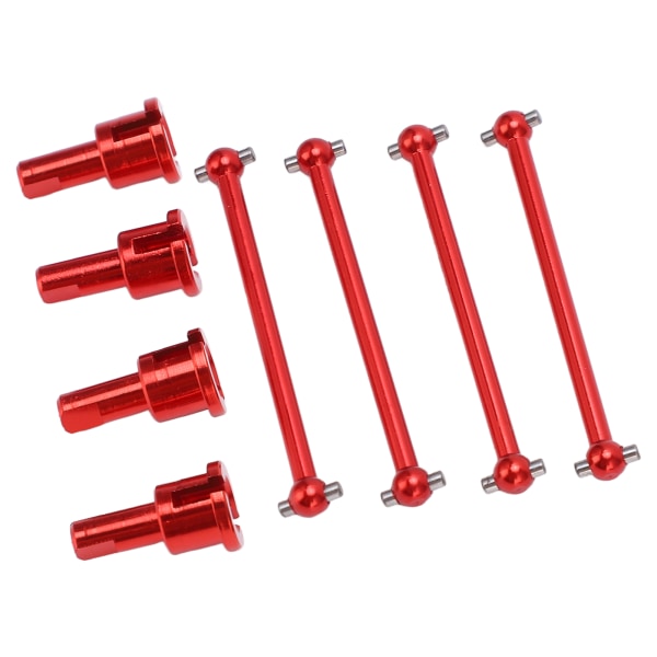 4 stk metal hundeknogle differentialledskopper sæt til WLtoys A959 A949 A969 A979 1/18 RC bildele Rød