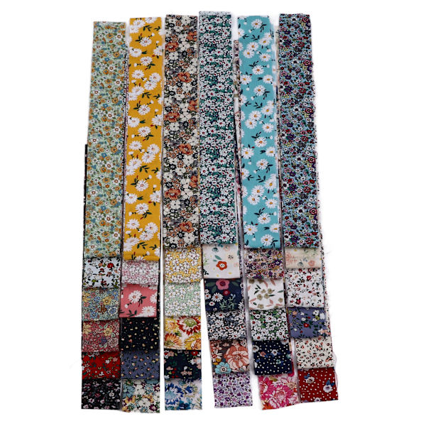 36 st Jelly Roll Tyg Rik Färg Bred Applikation Mjuk Ren Bomull Quiltning Tyg för Kläder Duk DIY