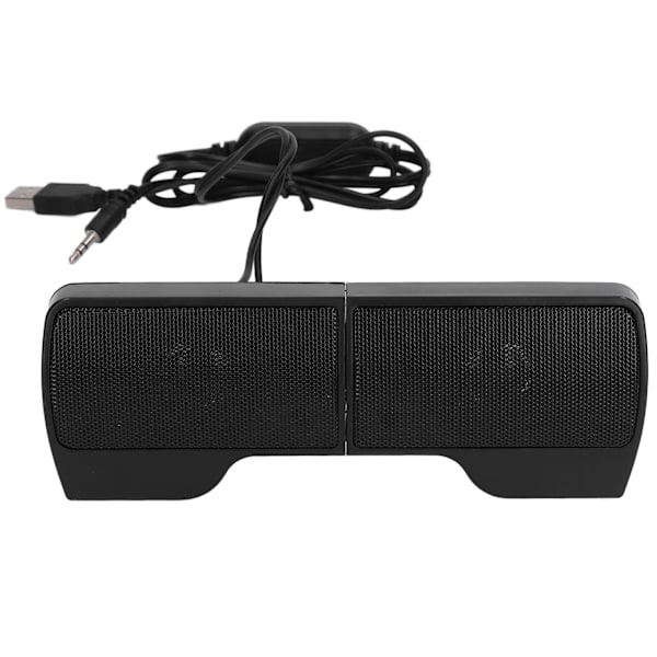 Laptophögtalare USB driven trådbunden bildskärm Soundbar Stereoljud med skärmklämma för bildskärm Notebook Tabletter TV