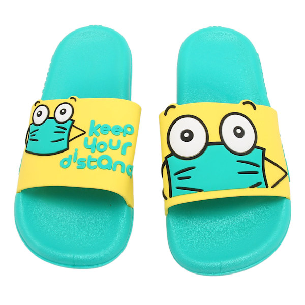 Tofflor för kvinnor PVC Anti Slip Mjuk Andas Söt Duschskor Badrumssandaler för inomhus Hem Strand Grön 40/41