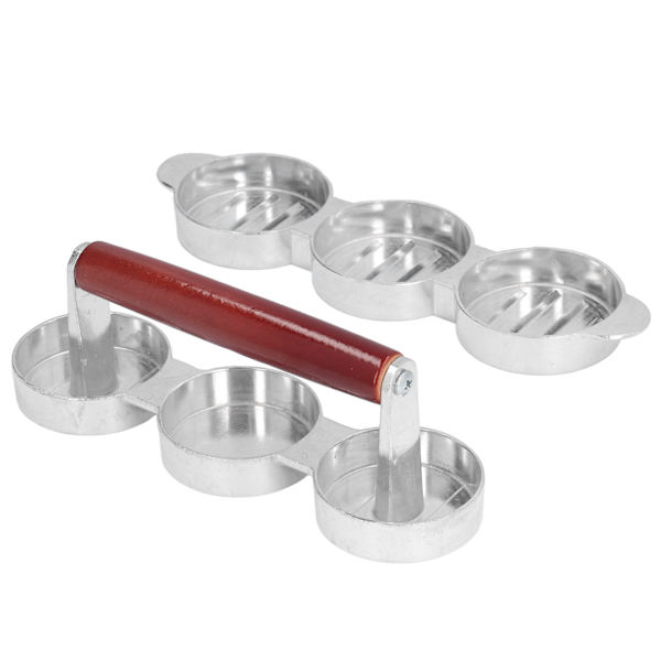 Hamburger Press Patty Form Mini Burger Press Maker för Utomhus Picnic Camping Grill