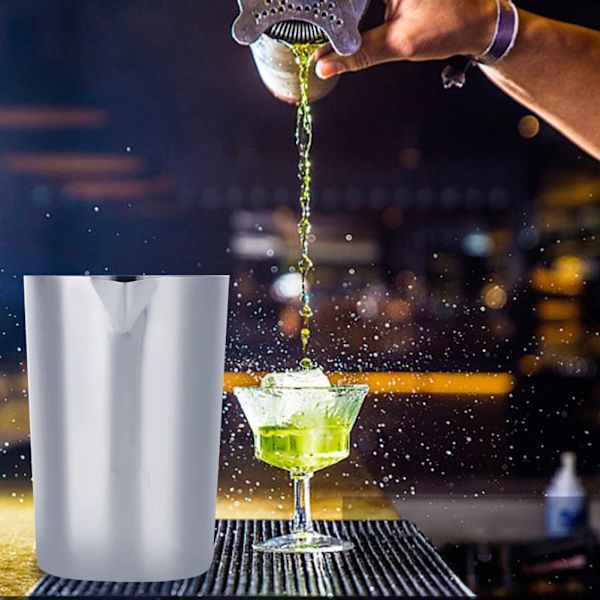 Rustfrit stål Cocktail Shaker Mixer Drink Mixing Glas Bartender DIY Værktøj