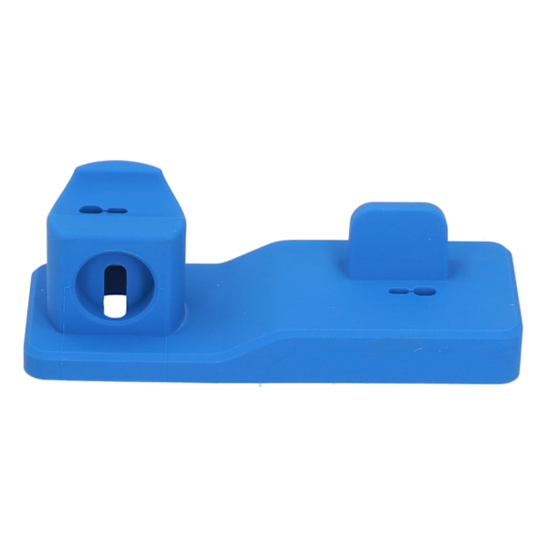 3 i 1 Silikon Ladestasjon Stativ Skrivebords Ladestasjon for IPhone 11 Pro for IOS Watch 6 Blå