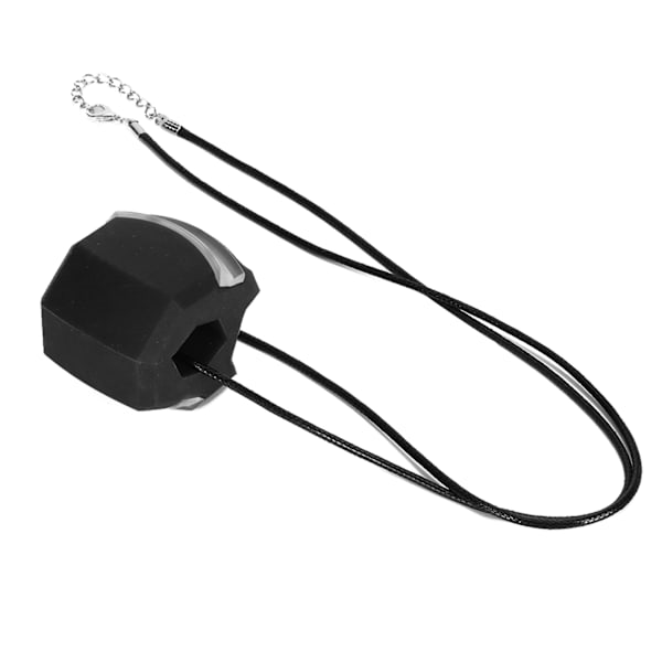Kasvojen hoikentava Jawline Trainer kaulanauhalla Leuan lihaksia harjoittava kasvo-kaulan harjoittaja LBlack