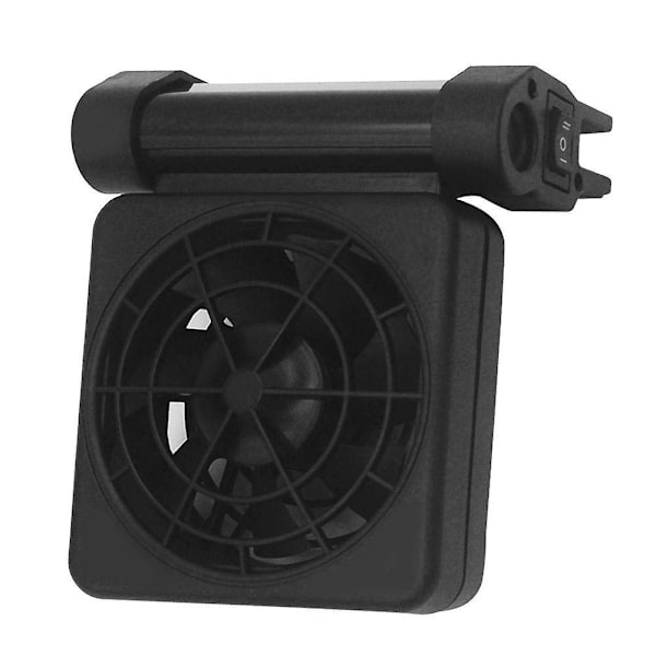 Adjustable Cooling Fan for Aquarium Tanks - Efficient Heat Dissipation and Coldwind Cooling System for Saltwater and Freshwater Tanks (Single Head)