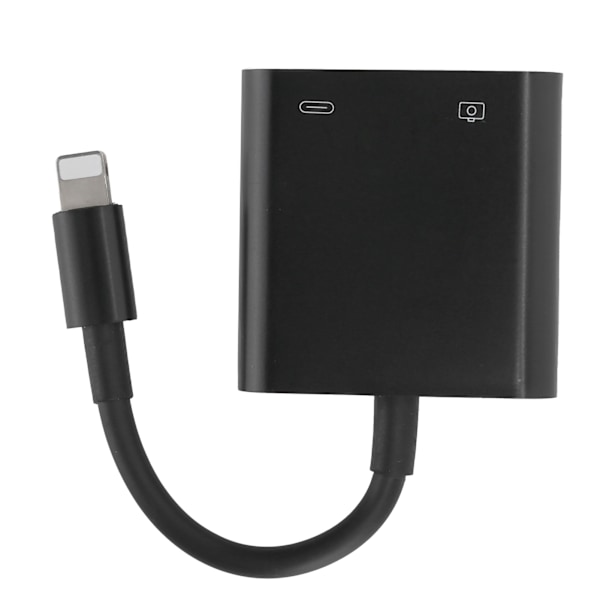 For IOS to USB2.0 Adapter 2 in 1 OTG Adapter with Charging Port Phone USB Converter