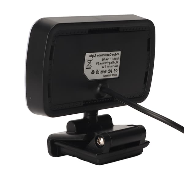 Webcam-lys USB 3 lysfarger 10 dimmemoduser Fleksibelt roterbart minivideolys for bærbar PC-møteundervisning