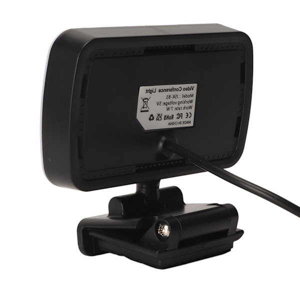 Webcam-lys USB 3 lysfarver 10 dæmpningstilstande Fleksibel roterbar mini videolys til bærbar computermødeuddannelse