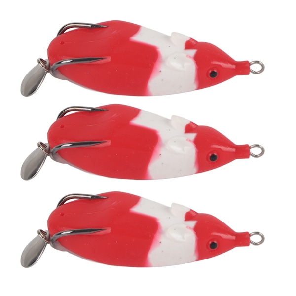 3 st Sequin Conversion Mjuk Artificiell Simulering Snakehead Lure Bete Fiske Tackle4#