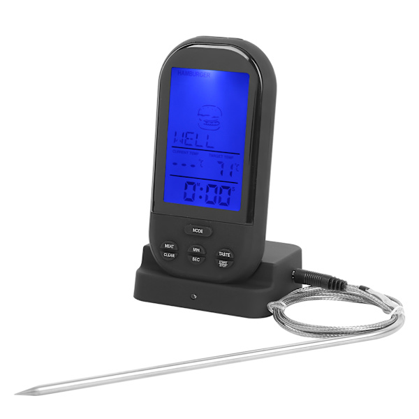 Trådlös kötttermometer Digital grilltermometer för hushållsugn Matlagning Mat Grill