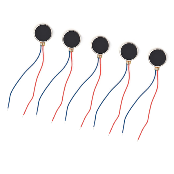 Mini Vibrationsmotor Liten Storlek Lätt Låg Brus Platt Knapp Typ Mikro Motor 3V