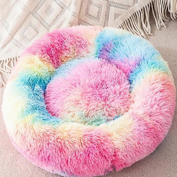 Katteseng Hvalpeseng Sofa Donut Rundt Kæledyrs Pude Sofa