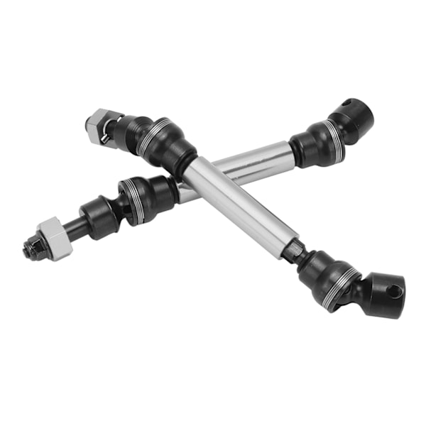 RC Drivakselsett i aluminiumlegering Stål foran bakre drivaksel RC Tilbehør for Arrma 1/10 3S Senton Sølv