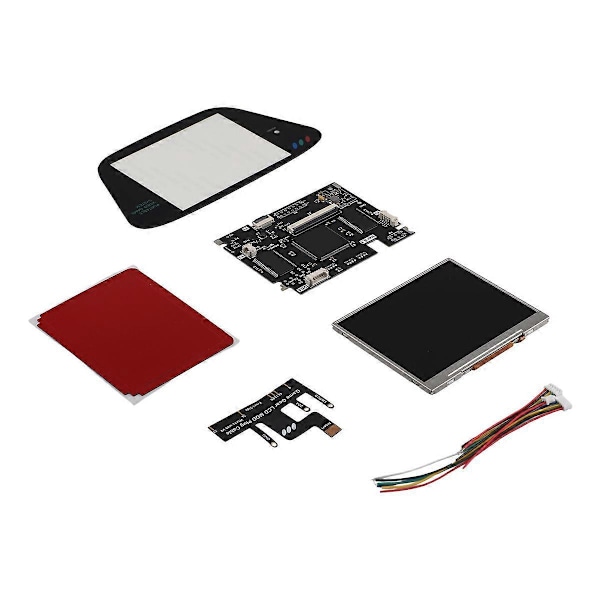 V4 IPS OGS LCD-skjermsett for Game Gear Full Screen V4.0 svart