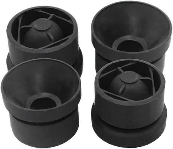 4-pack motorhöljespackningsplattor 06A103226 Kompatibel med A1 A3/S3 A5 A6 Svart
