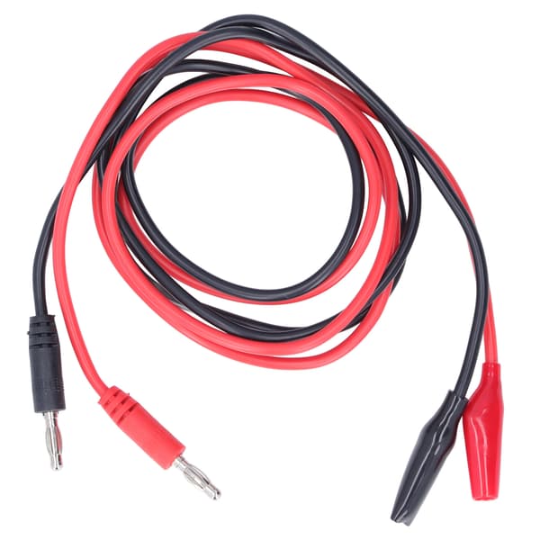 Krokodilleklemme Testledninger Bananplugg Multimeter Elektronisk Strømtester 2000V 20A 41in 104cm