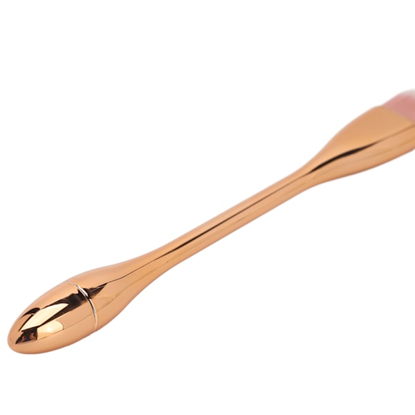 Nageldammborste Mjuk fiber Delikat Touch Hudvänlig Utsökt multifunktionsborste för makeupmask Rose Gold