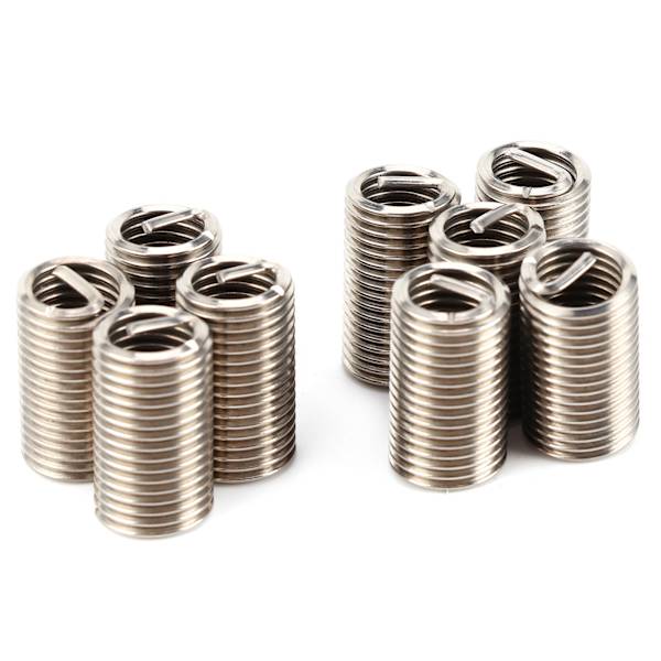 50 kpl set 304 ruostumaton teräs, luja kierteenkorjausholkki M8x1,25x3D