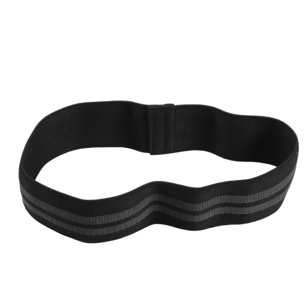 Lonkkavastus Fitness Stretch Belt Kyykkyvyö Vartalon muotoilu kuminauhavyö (musta)S