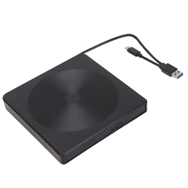 Extern DVD-enhet USB3.0 USB C-gränssnitt Stötsäker design Bekväm Praktisk USB CD-enhet för bärbar dator