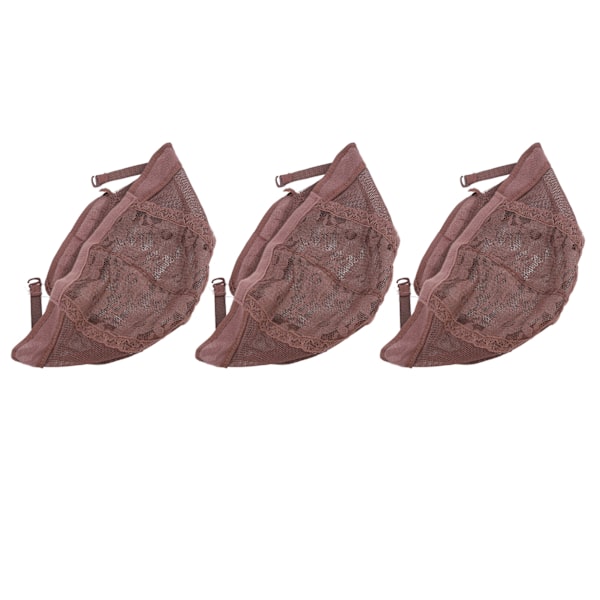 3st töjbar strumpa peruk cap Mesh nylon näthatt för Cosplay Makeup Kostymer