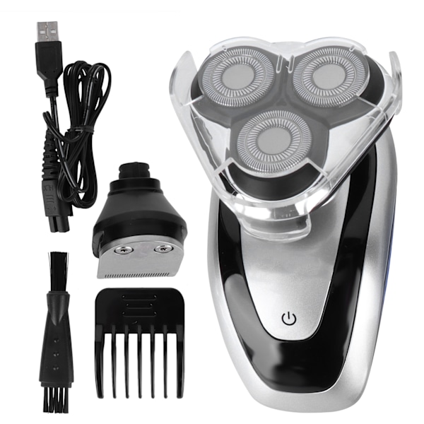 Rechargeable Multi‑Functional Electric Shaver Men Razor Hair Clipper Beard Hair Trimmer