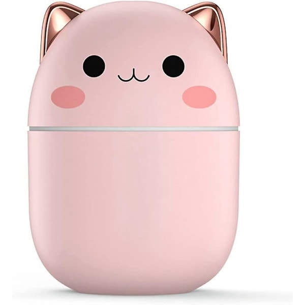 Sød Kawaii Aroma Diffuser Luftfugter med Lys Kølig Nat Tåge til Hjem Soveværelse Rensere 105.27*80.46*80.46MM