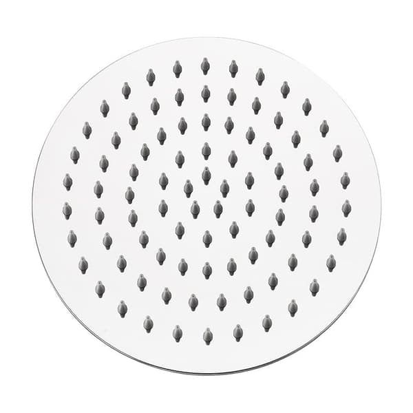 Kraftig dusjhode, 8\" rundt dusjhode i AISI304 rustfritt stål, 20x20cm fin regndusj, fast vanntett dusjhode