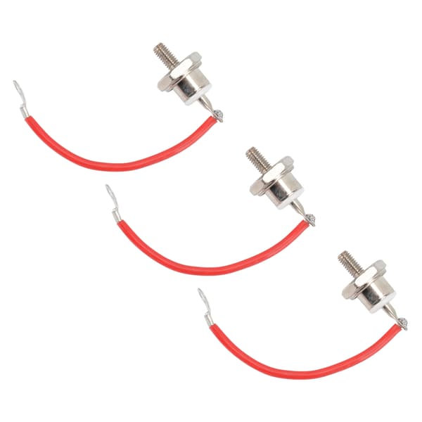 3 stk. ZX70 12 Diode Rustforebyggelse Stabil Ydeevne 70A Diode med Ledning til Motorstyring Positiv Rød Ledning