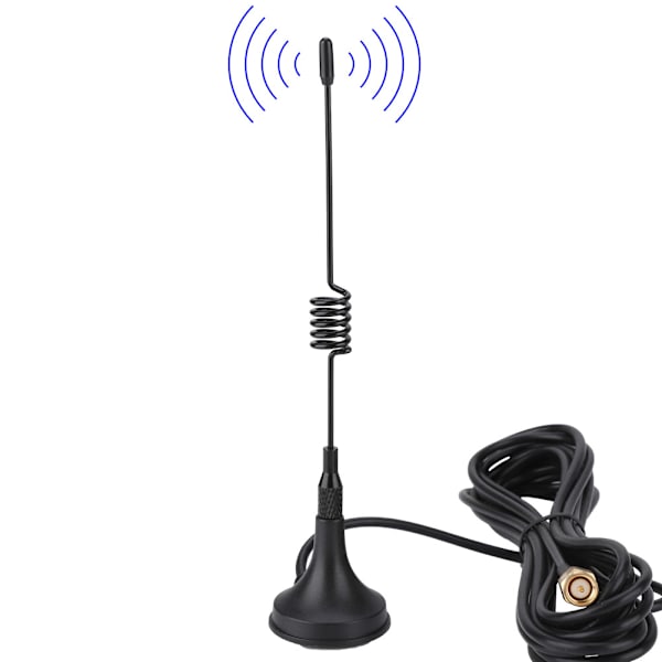 Sugantenn 433Mhz RP SMA Plug Hane Rak med magnetisk bas för skinkaradio
