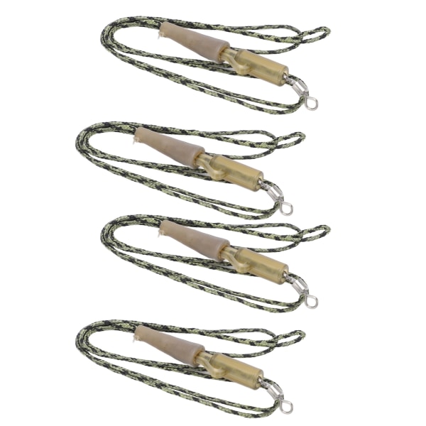 Fiskeutstyr Leadcore Karpe Leaders Utskiftbare Hybrid Camo Leadcore Leaders for FishingRUBBER CLIP Combination