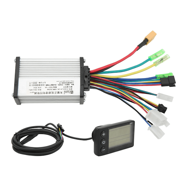 Elektrisk cykelkonverteringssæt Sinusformet tre-mode controller S866 panel til 250W 350W motor DC 36V 48V
