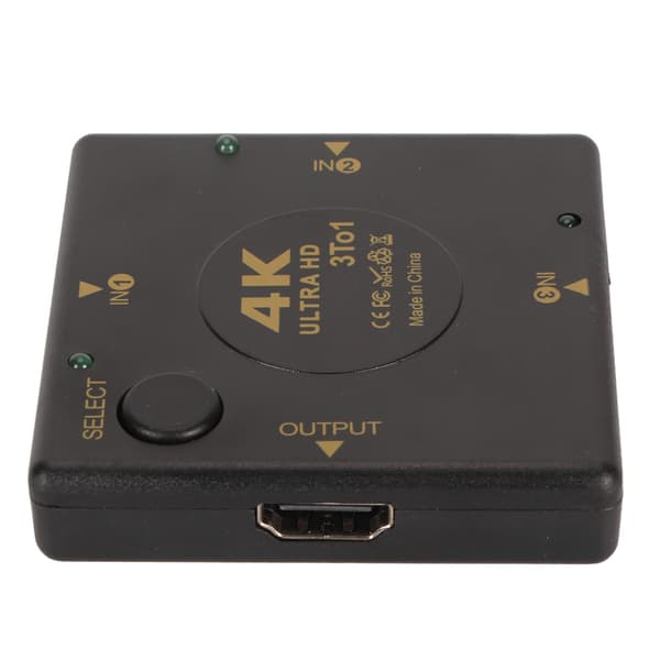 HD Multimedia Interface Switch 3 ind 1 ud 4K Support 3D Video Switcher Selector til PC Spilkonsol TV Projektor