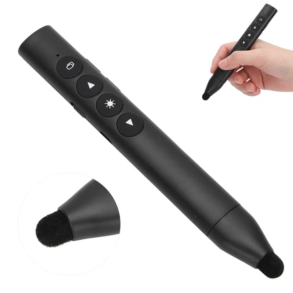 2.4G Presentation Clicker Trådlös Fjärrkontroll Presentatör PPT Flip Pen för Undervisning