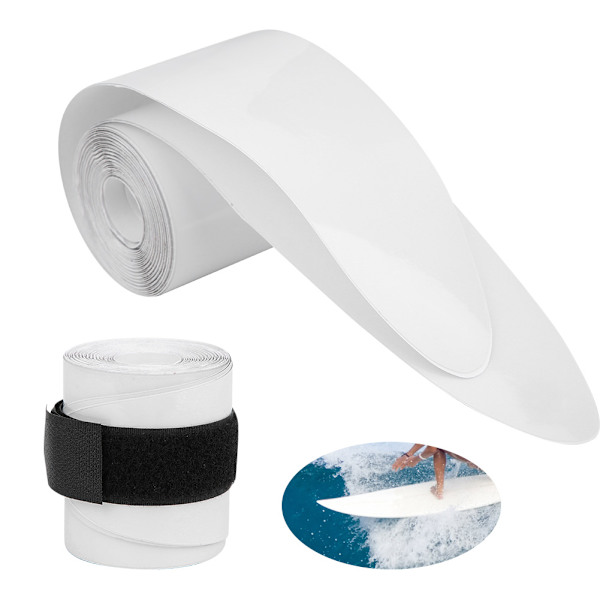 2 st PVC Stand Up Paddle Board Rail Surfbräda Kant Skyddstejp Surfing TillbehörTransparent
