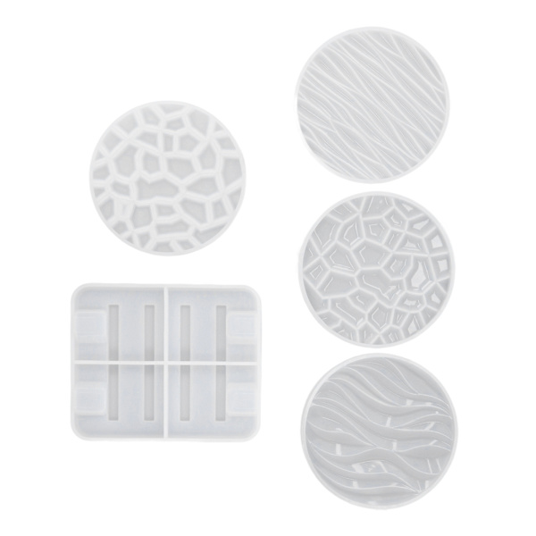 Silikonform Unik 3D Bølgedesign Utsøkt Vakker Holdbar Gjenbrukbar Form for DIY-skåler