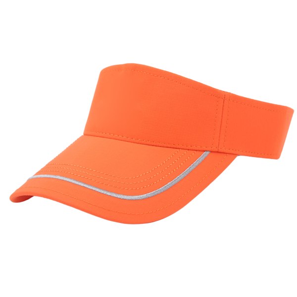 Cotton Ball Hats Empty Top Sun Visors Hat Sports Sun Protection Hat for Outdoor Activities Orange