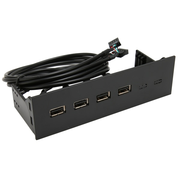 5,25 tommers USB2.0 hub frontpanel multifunksjonelt 4 porter 19pin optisk stasjon frontpanel for 5,25 tommers PC-datamaskinveske