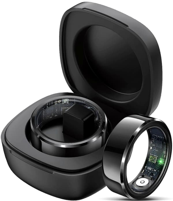 Smart Ring Pulsmåler Blodtryksring Søvntracker Sundhedsringe Skridttæller Kalorier Fitnessringe til kvinder mænd