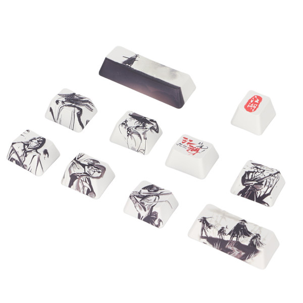 Näppäinsublimaatioprosessi Hieno työstö Selkeä kuvio DIY-tuotanto Näppäimistön näppäimet